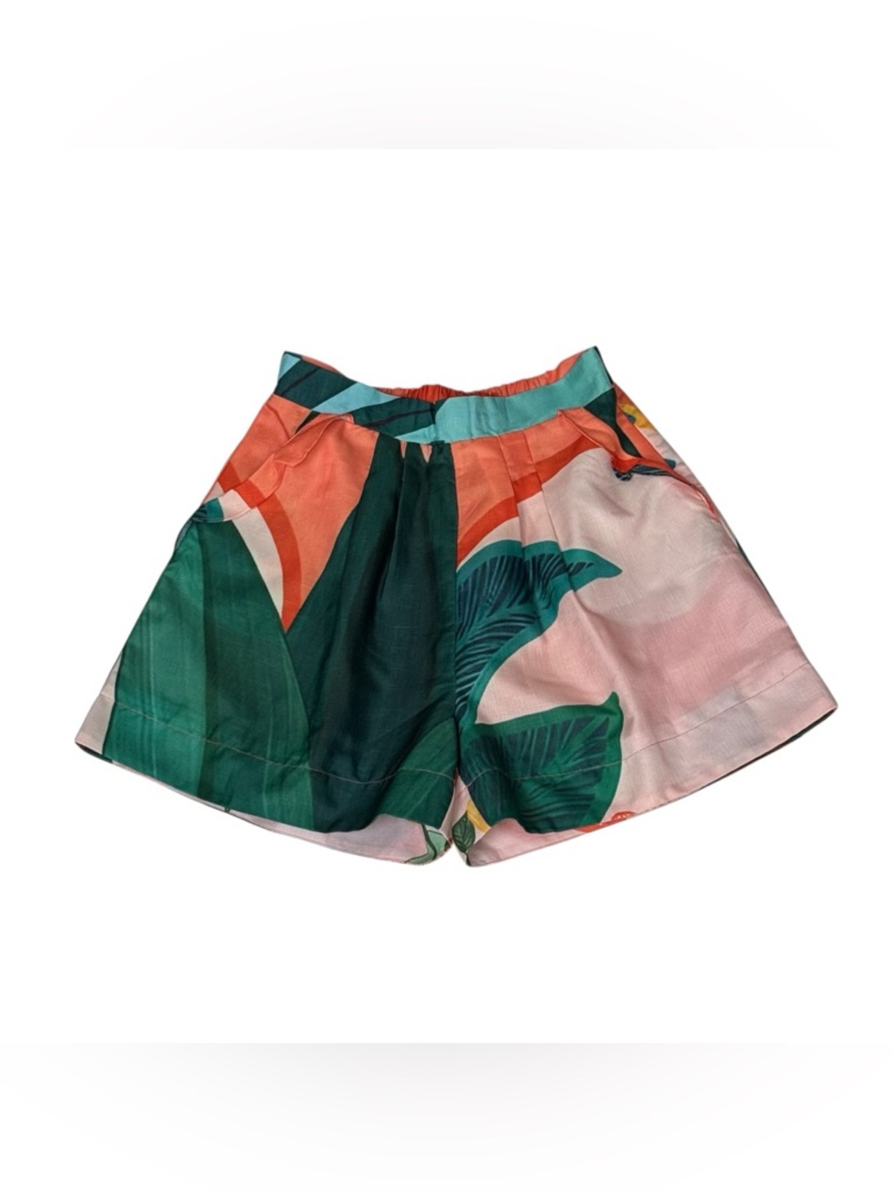 MULLA Women’s Tropical Print Shorts Size Medium